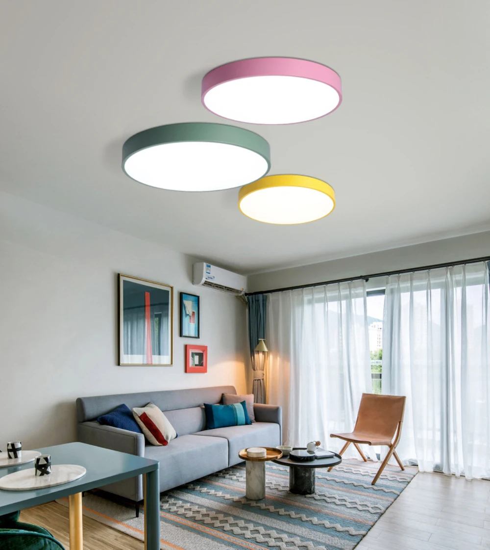 LED Ceiling Light Modern Round 5cm Super Thin lamp Living Room Bedroom Kitchen Surface Mount Flush Panel Remote Control Macaroon
LED Ceiling Light Modern Round 5cm Super Thin lamp Living Room Bedroom Kitchen Surface Mount Flush Panel Remote Control Macaroon