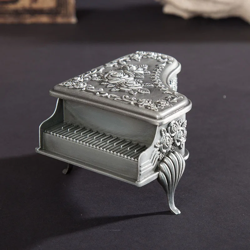 Jewelry Piano Box Metal storage organizer desk accessories Decorative Home Figurine
Jewelry Piano Box Metal storage organizer desk accessories Decorative Home Figurine