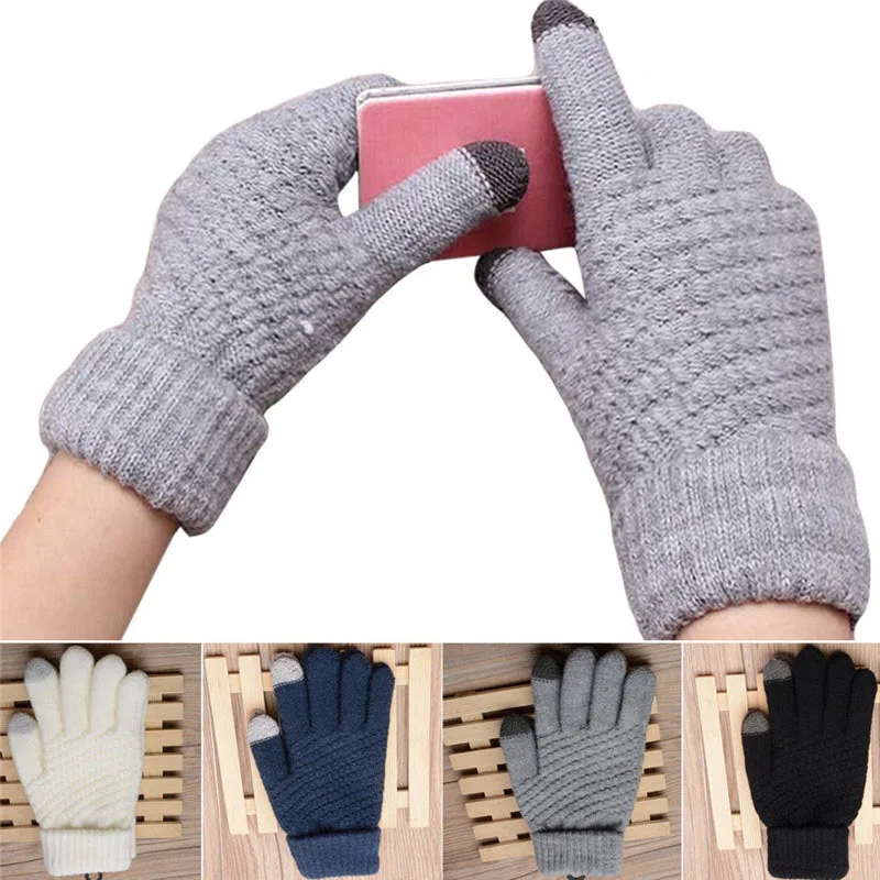 Solid Fashion Winter Warm Cotton Wool Touch Screen Wrist Gloves Women Men Unisex Adult Fleece Lined Thermal Women Glove Mittens
Solid Fashion Winter Warm Cotton Wool Touch Screen Wrist Gloves Women Men Unisex Adult Fleece Lined Thermal Women Glove Mittens