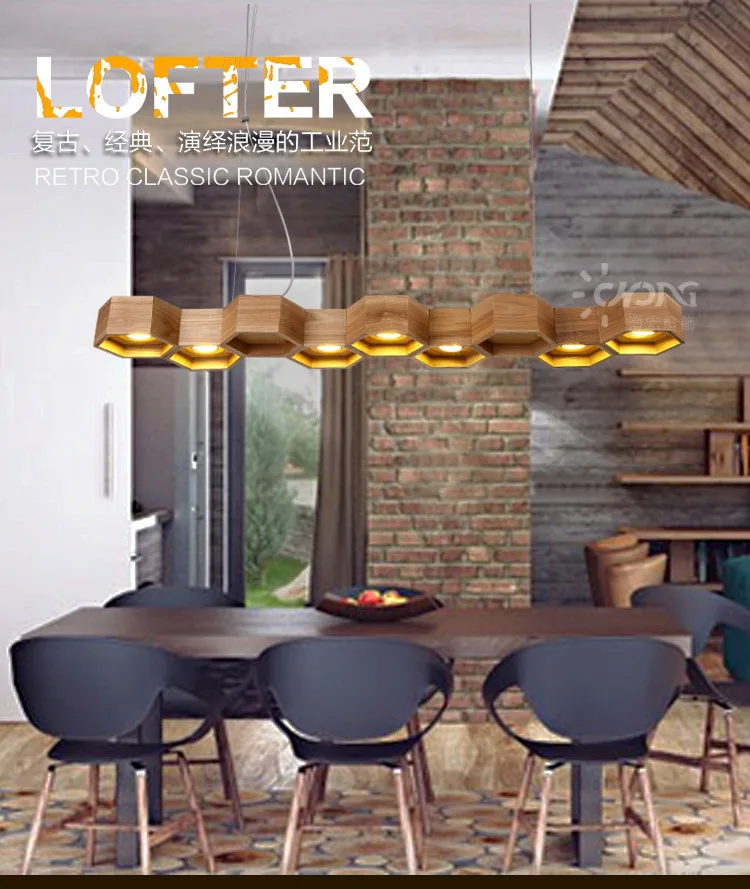 Modern Art Contracted Creative Personality Vintage Wooden Honeycomb Pendant Light Living Room Decoration Lamp Free Shipping
Modern Art Contracted Creative Personality Vintage Wooden Honeycomb Pendant Light Living Room Decoration Lamp Free Shipping
