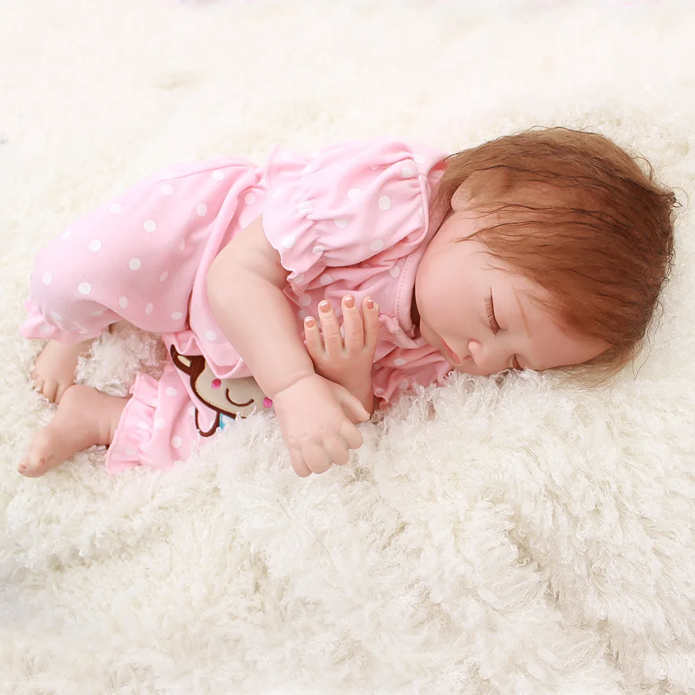 18inches Handmade Reborn Baby Doll Newborn Lifelike Dolls Soft Silicone Vinyl Boy
18inches Handmade Reborn Baby Doll Newborn Lifelike Dolls Soft Silicone Vinyl Boy