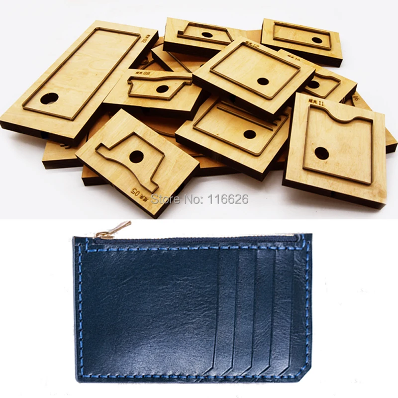 DIY leather craft card holder zipper wallet die cutting knife mould hand machine punch tool template
DIY leather craft card holder zipper wallet die cutting knife mould hand machine punch tool template