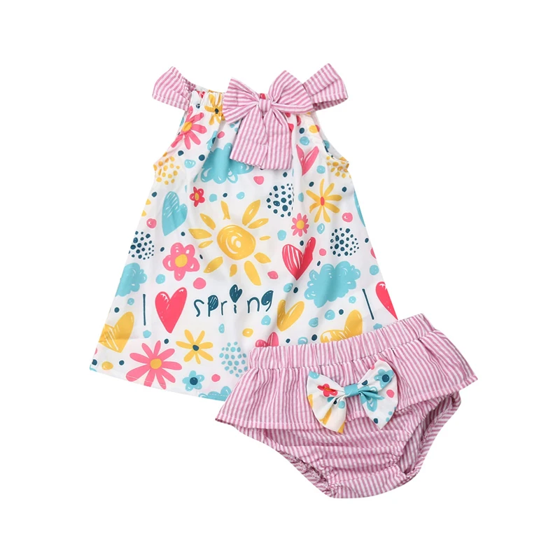 Newborn Toddler Girls Summer Floral Clothes Sunsuit Set Kids Baby Girl Cotton Bowknot Ruffles Tops Dress Romper Shorts Outfits
Newborn Toddler Girls Summer Floral Clothes Sunsuit Set Kids Baby Girl Cotton Bowknot Ruffles Tops Dress Romper Shorts Outfits
