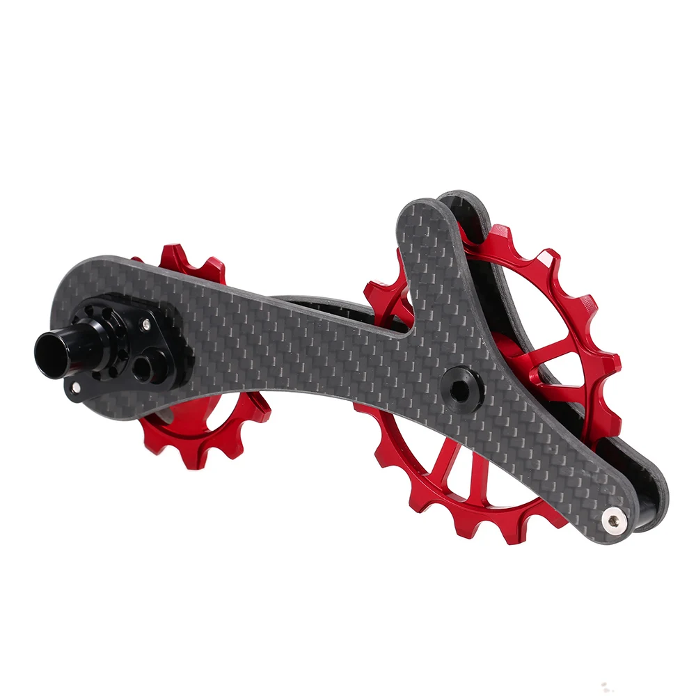 Lightweight Carbon Fiber Bike Derailleur Pulley Bicycle Rear Jockey Wheel Set 16T+12T Ceramic Bearing Guide Roller Idler
Lightweight Carbon Fiber Bike Derailleur Pulley Bicycle Rear Jockey Wheel Set 16T+12T Ceramic Bearing Guide Roller Idler