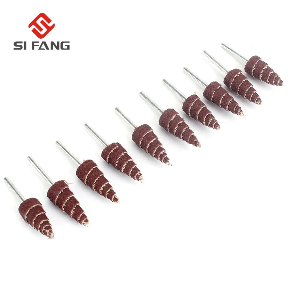 10/30/50Pcs Cone Abrasive Sandpaper Grinding Head Mounted Point Flap Sanding Wheel 1/8" Shank for Polishing Metal 240#
10/30/50Pcs Cone Abrasive Sandpaper Grinding Head Mounted Point Flap Sanding Wheel 1/8" Shank for Polishing Metal 240#