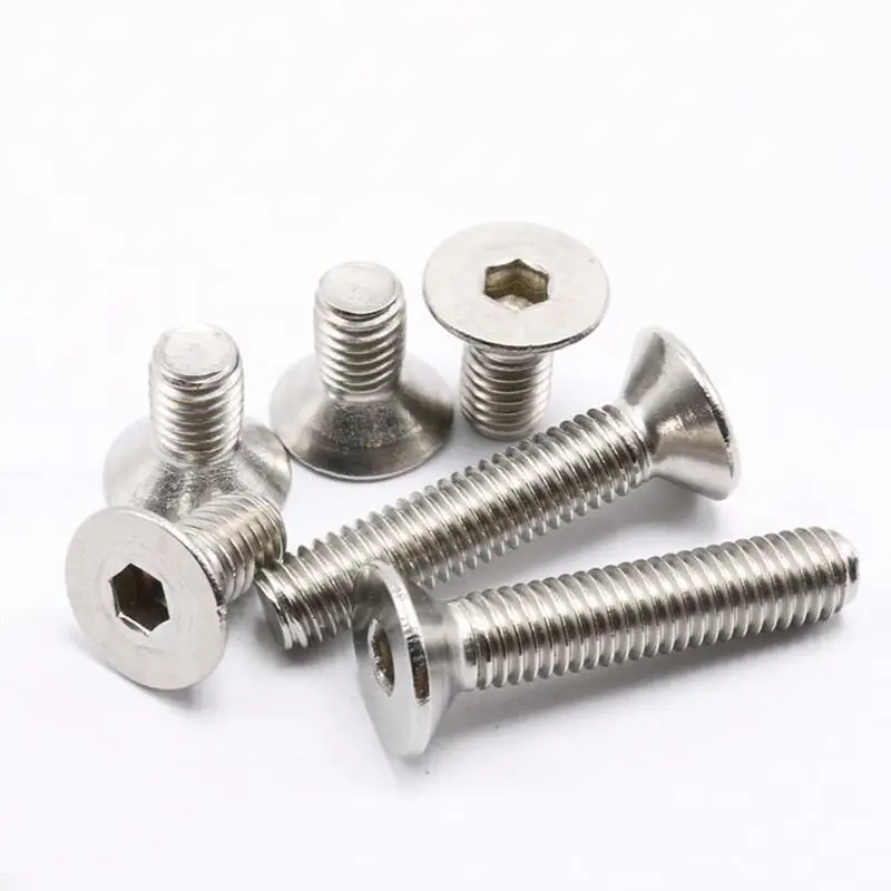 M3x 22/25/30/35/40/45/50mm 304 Stainless Steel Hexagon Socket Countersunk Head Screws DIN7991 Pitch 0.5mm
M3x 22/25/30/35/40/45/50mm 304 Stainless Steel Hexagon Socket Countersunk Head Screws DIN7991 Pitch 0.5mm
