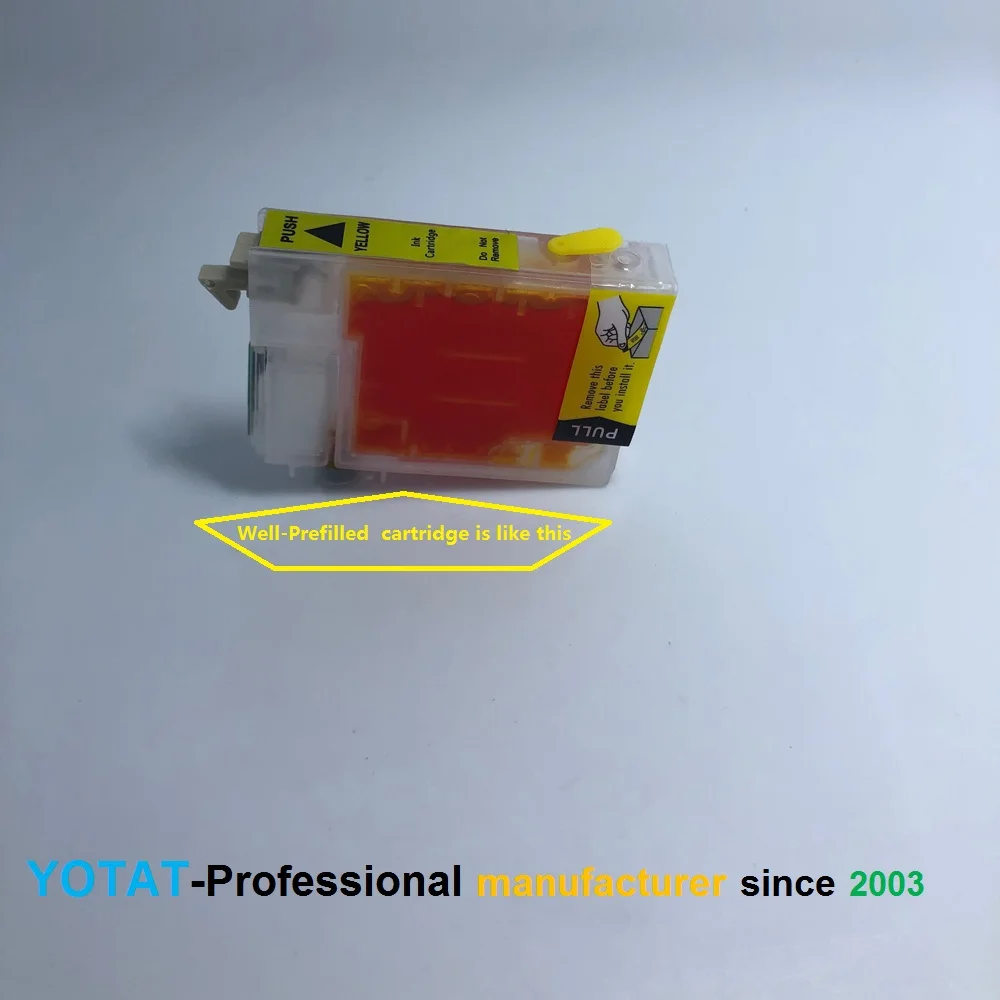YOTAT T03A1-T03A4 Refillable Ink Cartridge T603 603XL for Epson XP-2100 XP-2105 XP-3100 XP-3105 XP-4100 XP-4105 WF-2810 WF-2830
YOTAT T03A1-T03A4 Refillable Ink Cartridge T603 603XL for Epson XP-2100 XP-2105 XP-3100 XP-3105 XP-4100 XP-4105 WF-2810 WF-2830
