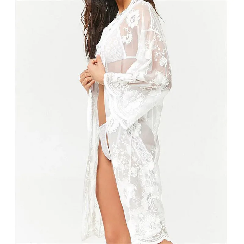 Sexy Lady Lace Flower Bikini Cover Up Swimwear Cover-up Summer 2019 New Women Swimsuit Lace Hollow Crochet Beach Bikini Cover Up
Sexy Lady Lace Flower Bikini Cover Up Swimwear Cover-up Summer 2019 New Women Swimsuit Lace Hollow Crochet Beach Bikini Cover Up