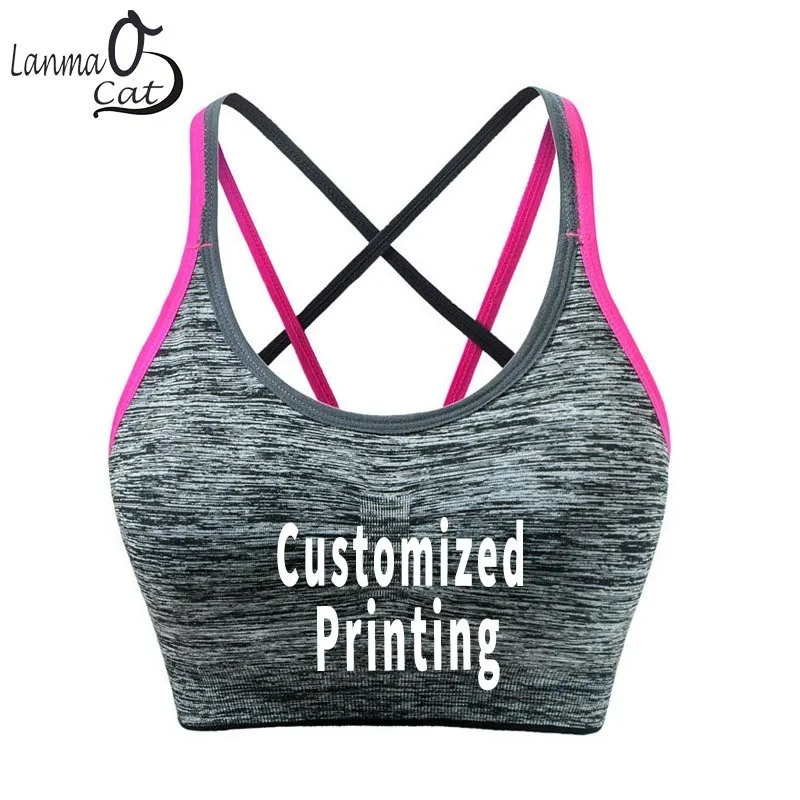 Lanmaocat Padded Running Bra Women's Bra Fitness With Custom Logo Shockproof Sport Top Crop Bra Push Up Brassiere
Lanmaocat Padded Running Bra Women's Bra Fitness With Custom Logo Shockproof Sport Top Crop Bra Push Up Brassiere