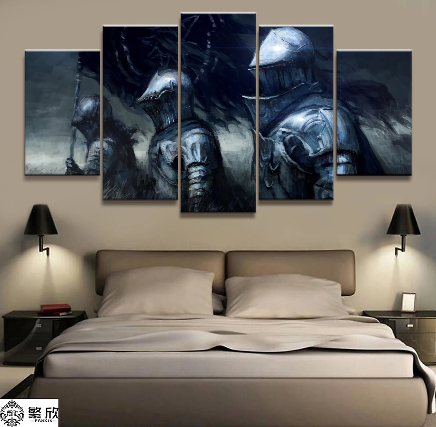 Home Decor Canvas 5 Panels Anime Fantasy Knight Game Cartoon Piece Poster Picture Wall Decoration Painting Wholesale
Home Decor Canvas 5 Panels Anime Fantasy Knight Game Cartoon Piece Poster Picture Wall Decoration Painting Wholesale