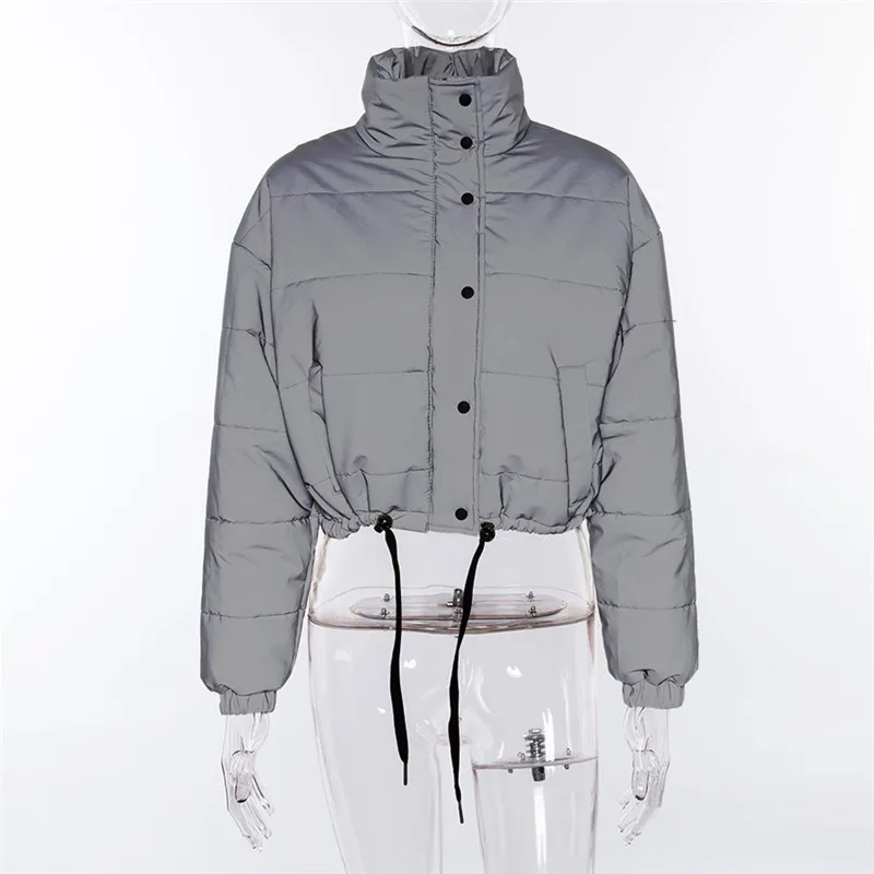 Female Cropped Thick Reflective Jacket Women 2019 Winter Short Windbreaker Streetwear Bomber Jackets crop Coats A9315
Female Cropped Thick Reflective Jacket Women 2019 Winter Short Windbreaker Streetwear Bomber Jackets crop Coats A9315
