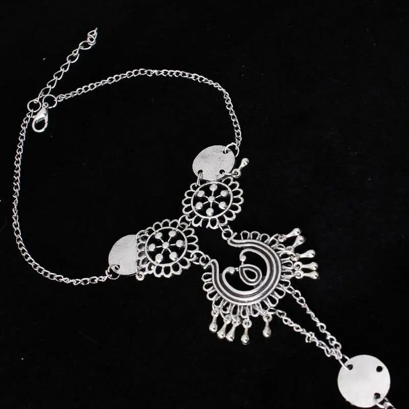 Women Barefoot Sandal Anklet Foot Chain Toe Gift Beach Ankle Bracelet Simplicity Popular Flower Drop grace gift | Украшения и