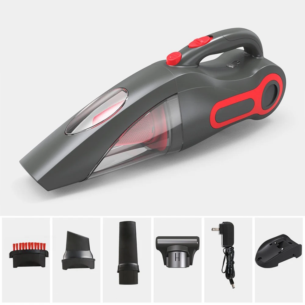 

Dibea BX350 Household Lightweight Handheld 120W Vacuum Cleaner With Motorized Brush Cleaning Appliance For Carpet Car Bed