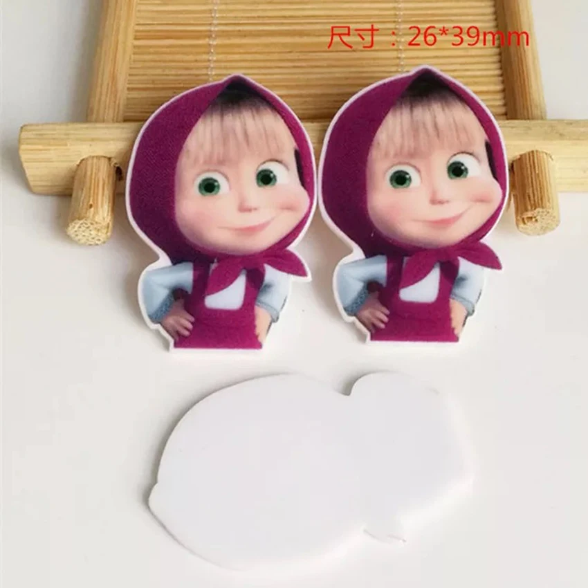 10 шт./лот плоский задник мультфильм смолы DIY кабошоны аксессуары материалы ручной