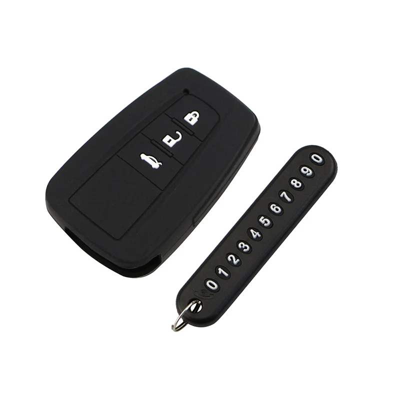 My Good Car Silicone Car Phone Number Keychain Key Cover Case for Toyota Camry CHR Prius Corolla RAV4 Prado 2017 2018 2 3 Button
My Good Car Silicone Car Phone Number Keychain Key Cover Case for Toyota Camry CHR Prius Corolla RAV4 Prado 2017 2018 2 3 Button