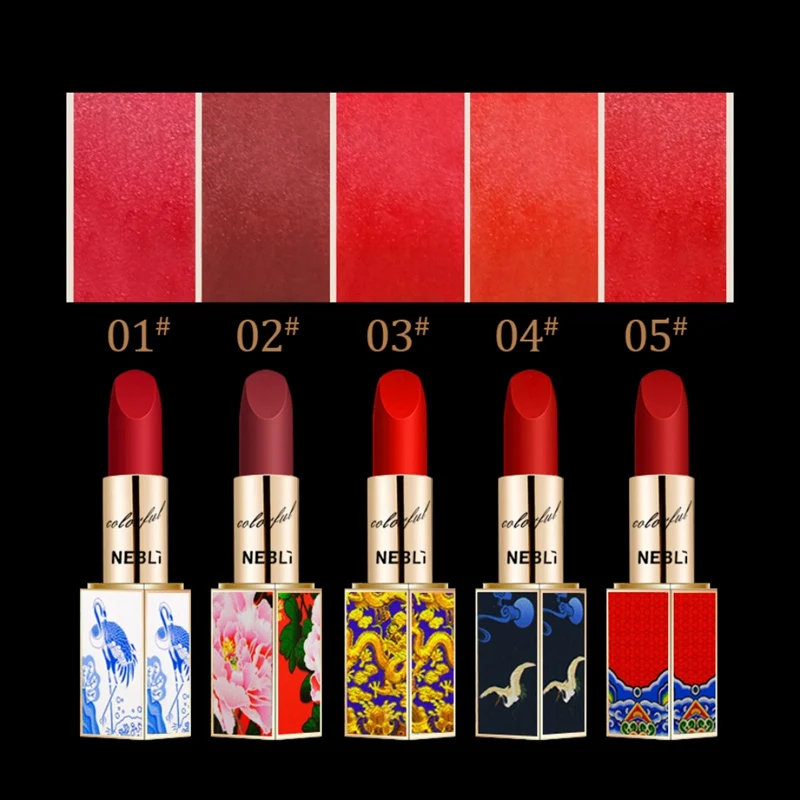 10PCS Chinese Wind Lipstick Velvet Matte Lipstick Rouge A Levres Long Lasting Lip stick Batom Pintalabios Retro Lip Color
10PCS Chinese Wind Lipstick Velvet Matte Lipstick Rouge A Levres Long Lasting Lip stick Batom Pintalabios Retro Lip Color