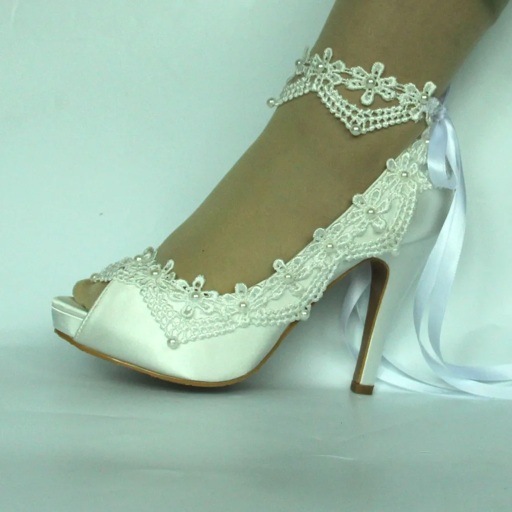 Women's Satin High heel Pearls Bows Across Tops Dress Open Toe Wedding Shoes Large Size
Women's Satin High heel Pearls Bows Across Tops Dress Open Toe Wedding Shoes Large Size