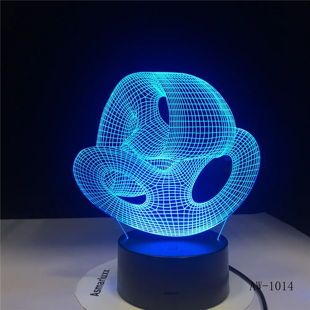 3D Illusion Lamp LED Night Light 3D Abstract Graphics Acrylic Lamparas Atmosphere Lamp Novelty Lighting Home Decorate AW-1014
3D Illusion Lamp LED Night Light 3D Abstract Graphics Acrylic Lamparas Atmosphere Lamp Novelty Lighting Home Decorate AW-1014