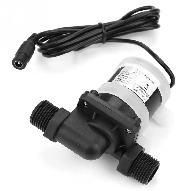 24VDC Boost Pump JT-750B-24 Mini DC Brushless Water Pump 800L/H for Small Fish Pond Solar Water Heater
24VDC Boost Pump JT-750B-24 Mini DC Brushless Water Pump 800L/H for Small Fish Pond Solar Water Heater