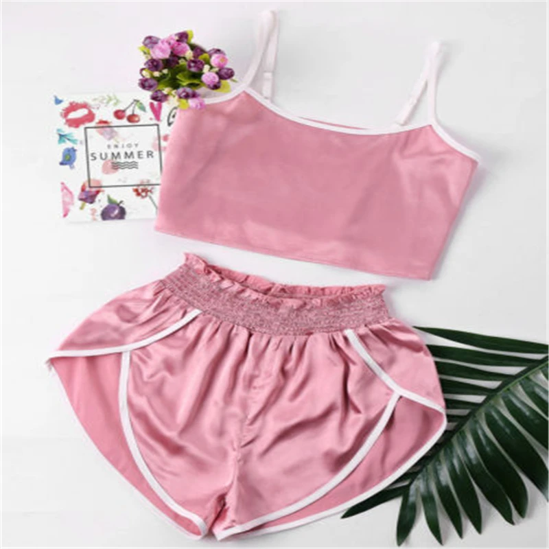 Women Summer Sexy Two Piece Set Crop Top +Pants Casual Outfit Shorts Sport Suit
Women Summer Sexy Two Piece Set Crop Top +Pants Casual Outfit Shorts Sport Suit
