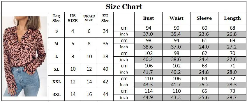 Leopard Print Blouse Womens 2019 Chiffon Shirt Fashion Animal Printed Femme Blusas Turn-down Neck Ladies Blouse Shirt Plus Size
Leopard Print Blouse Womens 2019 Chiffon Shirt Fashion Animal Printed Femme Blusas Turn-down Neck Ladies Blouse Shirt Plus Size