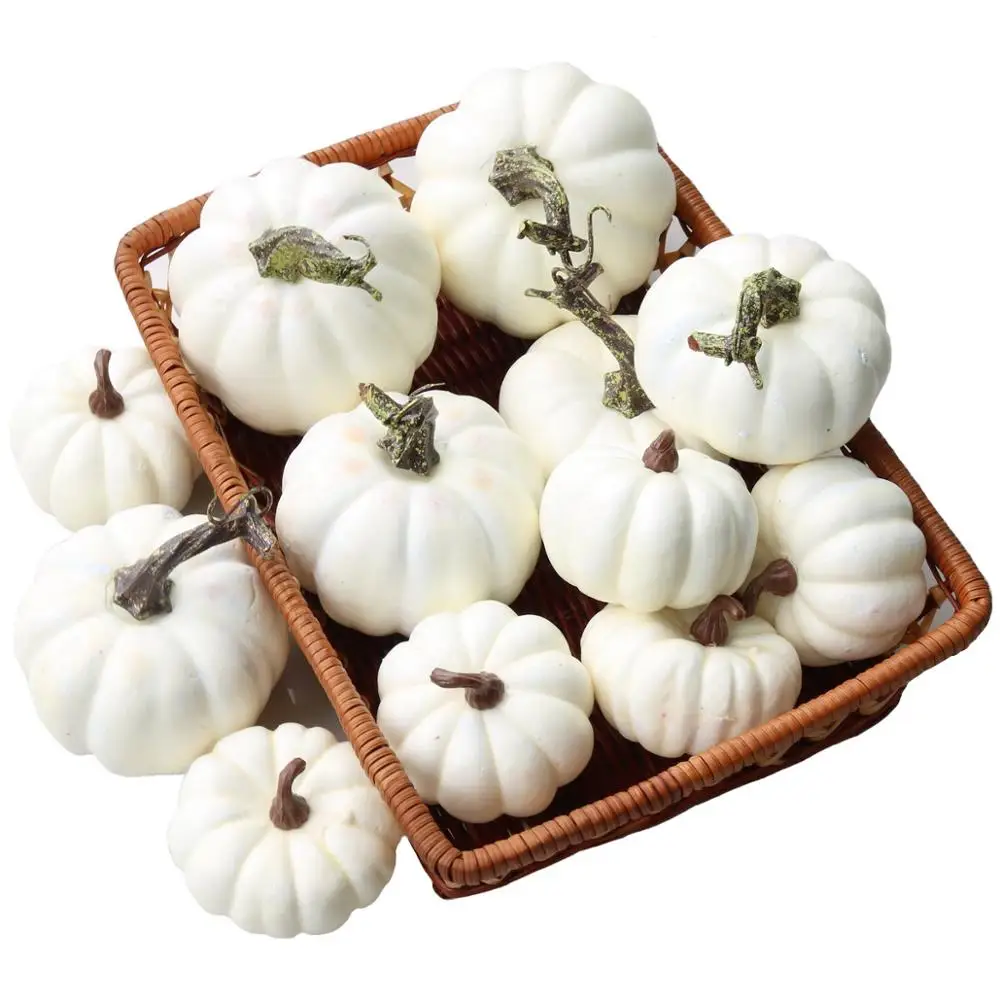 Gresorth 12 PCS Fake White Pumpkins Artificial Vegetable Home Party Kitchen Decoration
Gresorth 12 PCS Fake White Pumpkins Artificial Vegetable Home Party Kitchen Decoration