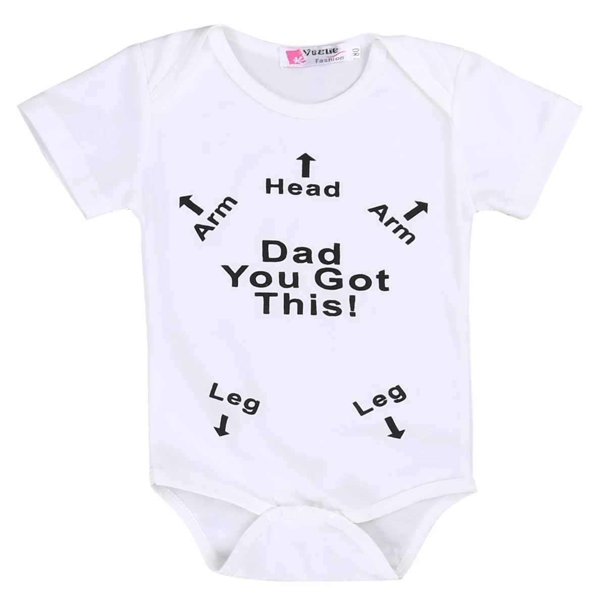 Newborn Infant Kid Baby Boys Cotton Jumpsuit Bodysuit Causual Clothes Outfit Set Dad You Got This!
Newborn Infant Kid Baby Boys Cotton Jumpsuit Bodysuit Causual Clothes Outfit Set Dad You Got This!
