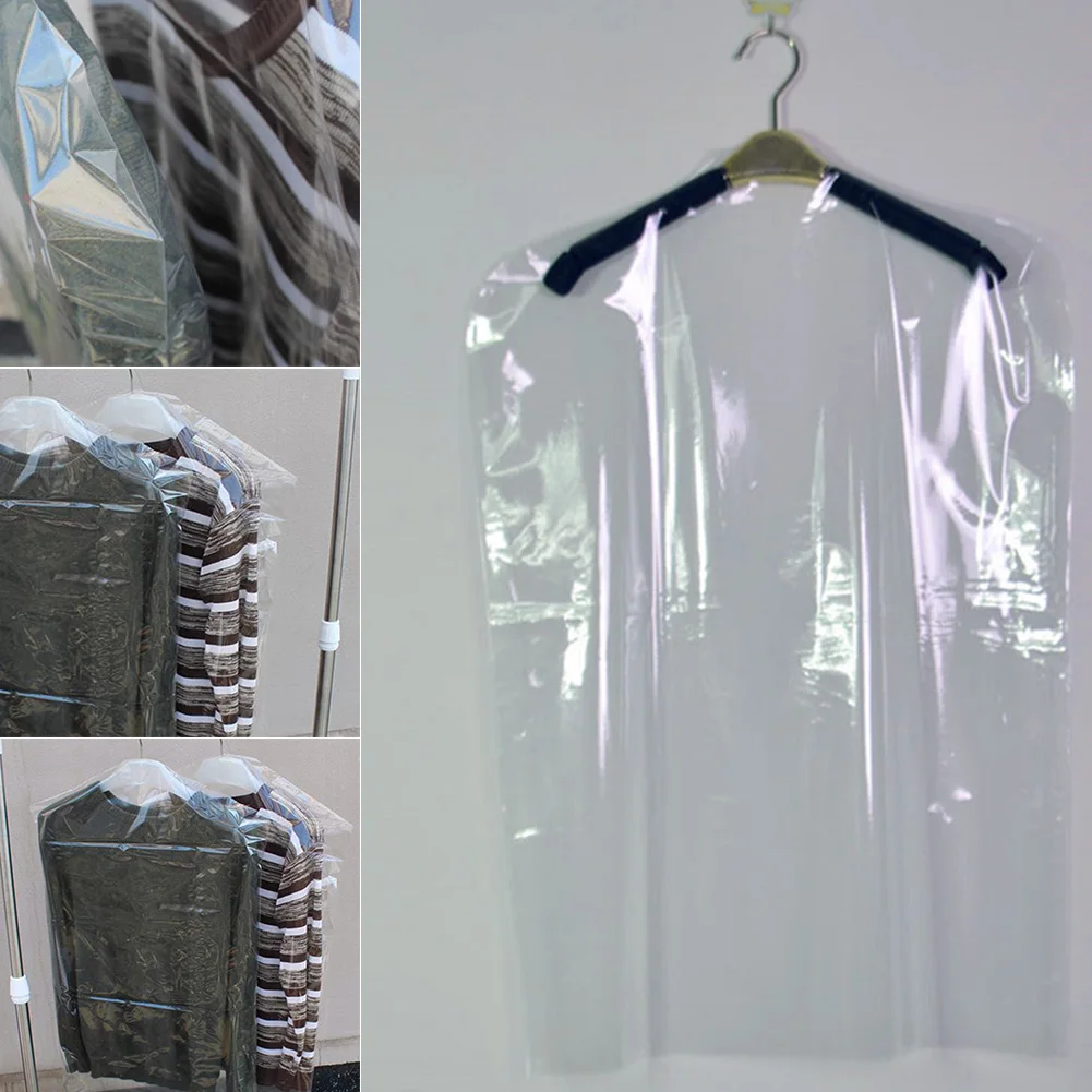 Фото Одноразовый прозрачный для одежды чехлы костюм платье сумки - купить