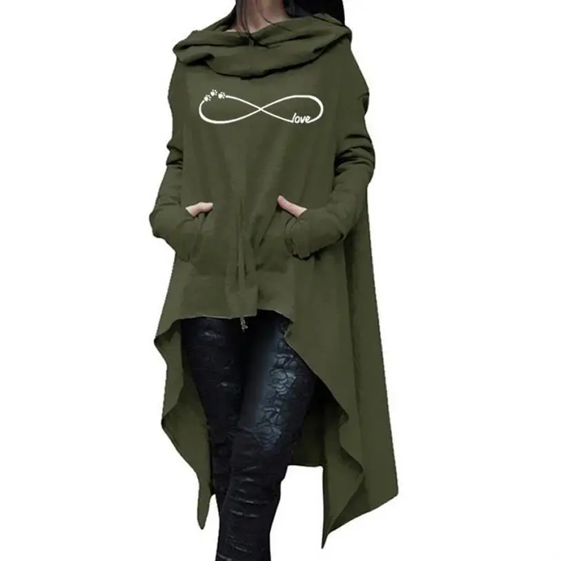 Long Irregular Hoodies For Women Letters Print Tops Sweatshirts Hoodies Women Funny Cute Pockets Frauen Comfortable And
Long Irregular Hoodies For Women Letters Print Tops Sweatshirts Hoodies Women Funny Cute Pockets Frauen Comfortable And