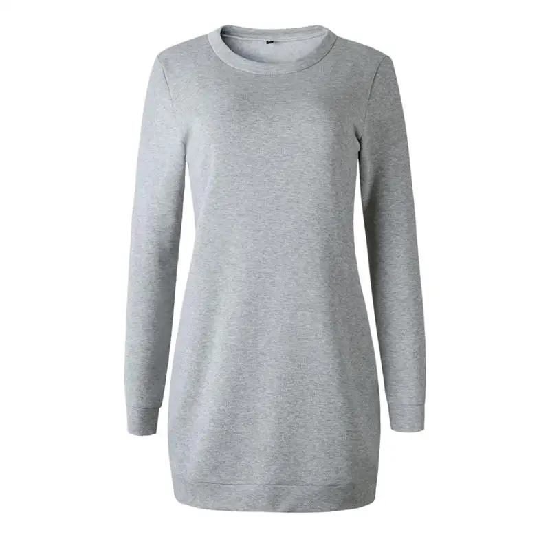 Women Autumn O-Neck Long Sleeve Solid Dress Loose Straight Fashion Elegant Feminina Vestidos Casual Shirt Robe SJ941C
Women Autumn O-Neck Long Sleeve Solid Dress Loose Straight Fashion Elegant Feminina Vestidos Casual Shirt Robe SJ941C