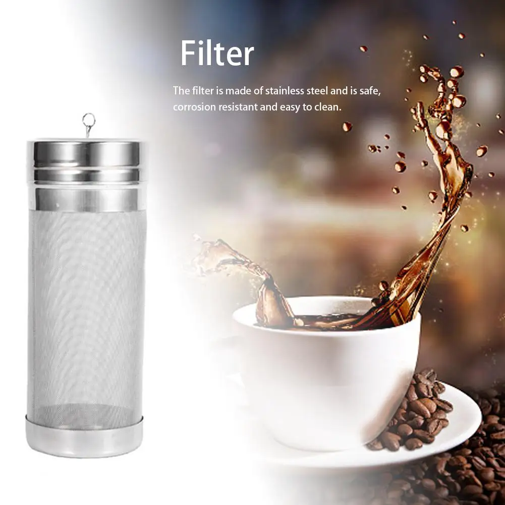 300 Micron Stainless Steel Hop Spider Mesh Beer Filter With Hook For Homemade Brew Home Coffee Dry Hopper Home Brew
300 Micron Stainless Steel Hop Spider Mesh Beer Filter With Hook For Homemade Brew Home Coffee Dry Hopper Home Brew
