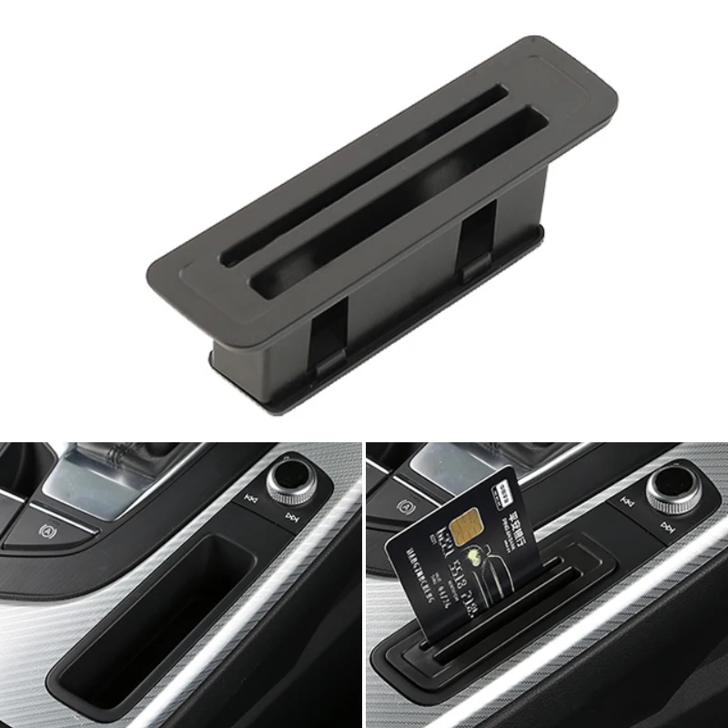 Car Center Control Parking Credit Card Slot Storage Holder For Audi A4L / A5 2017 2018
Car Center Control Parking Credit Card Slot Storage Holder For Audi A4L / A5 2017 2018