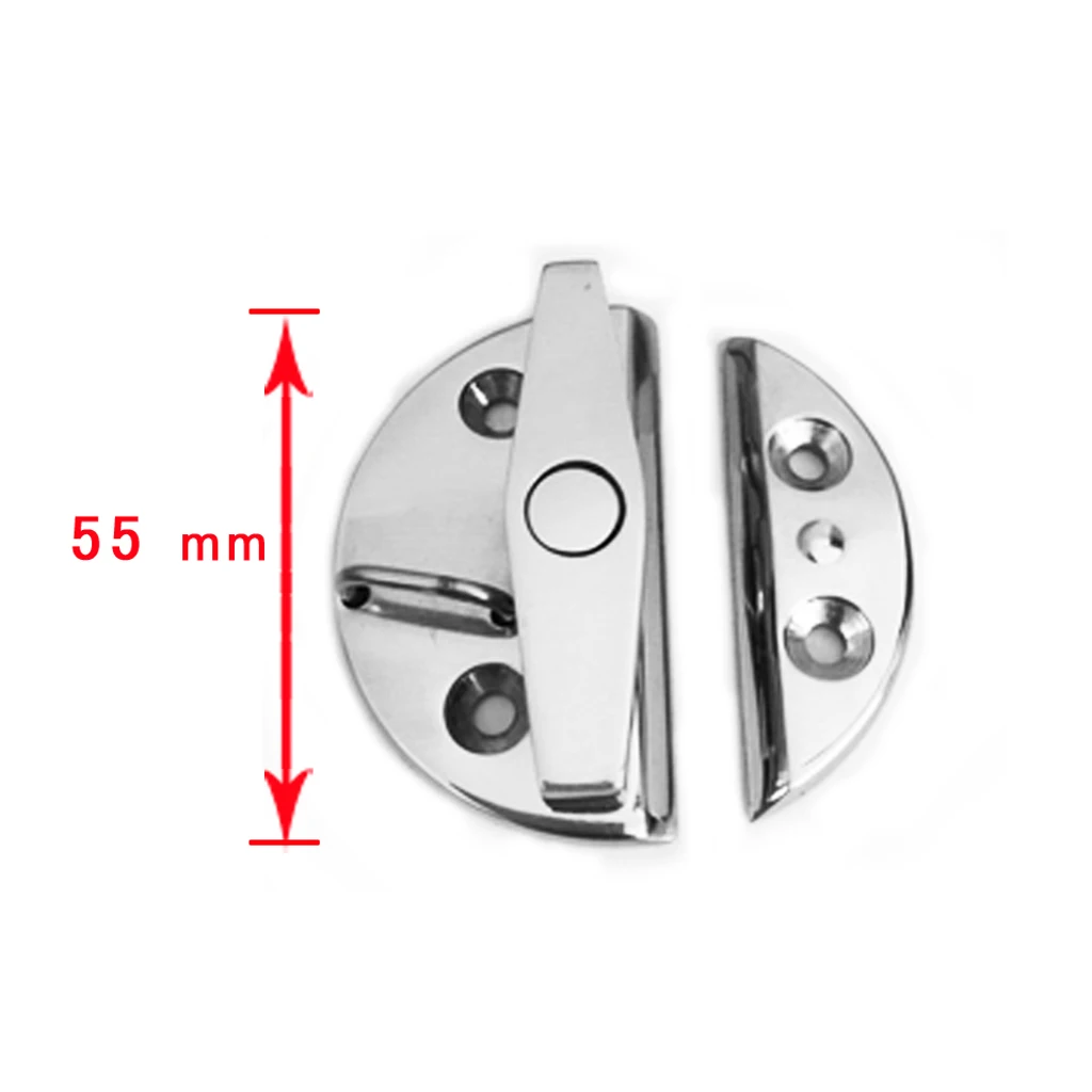 55mm 316 Stainless Steel Turning Twist Lock Round For Fishing Boat/Deck/Hatch/Latch/Caravan Easy Installation Door Catch Latch
55mm 316 Stainless Steel Turning Twist Lock Round For Fishing Boat/Deck/Hatch/Latch/Caravan Easy Installation Door Catch Latch
