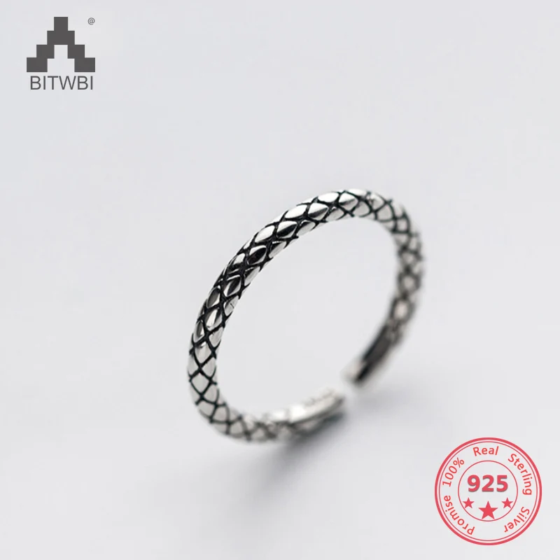 925 Sterling Silver Ring Korea Hot Style Thai Silver Simple Retro Vintage Open Ring Jewelry for Women
925 Sterling Silver Ring Korea Hot Style Thai Silver Simple Retro Vintage Open Ring Jewelry for Women