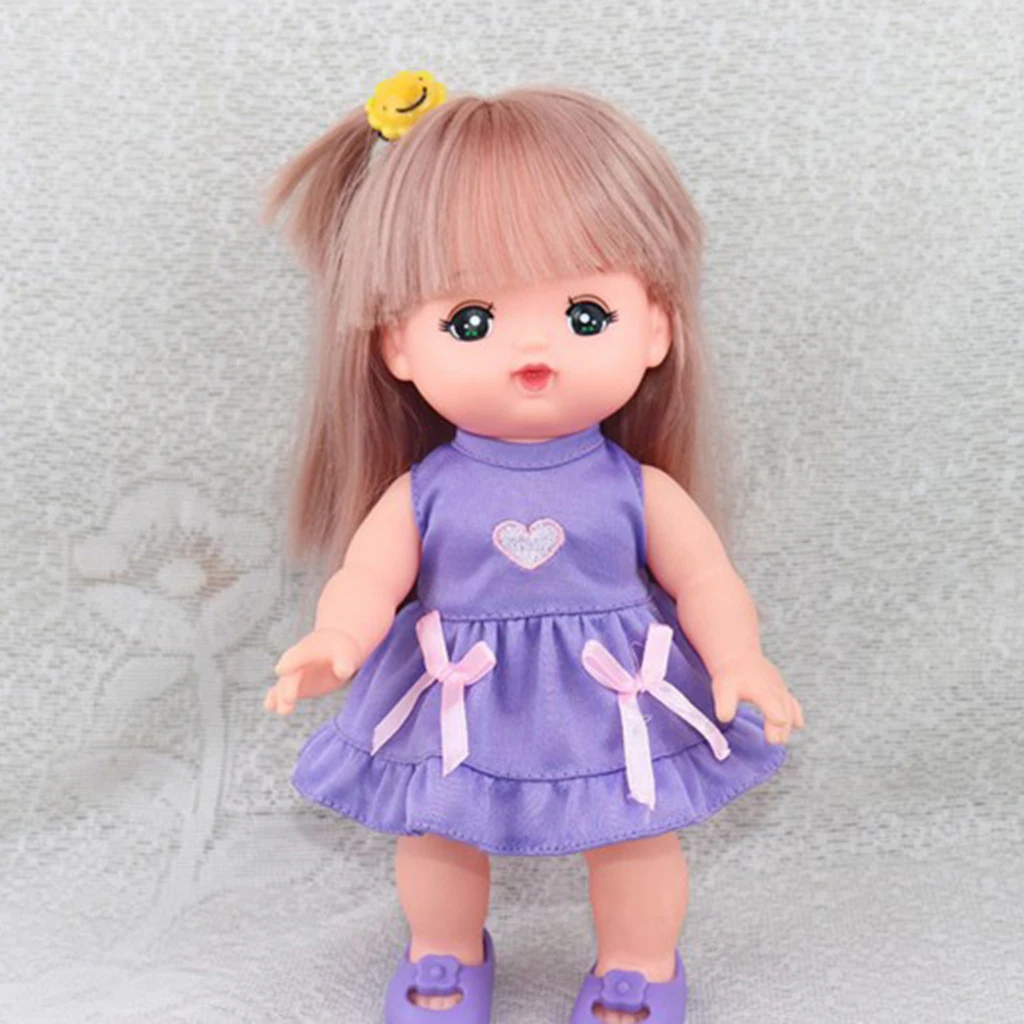 25cm Cute Doll Skirt Summer Outfits W/Hairband For Girls MellChan Dolls Clothing Accessory Purple
25cm Cute Doll Skirt Summer Outfits W/Hairband For Girls MellChan Dolls Clothing Accessory Purple