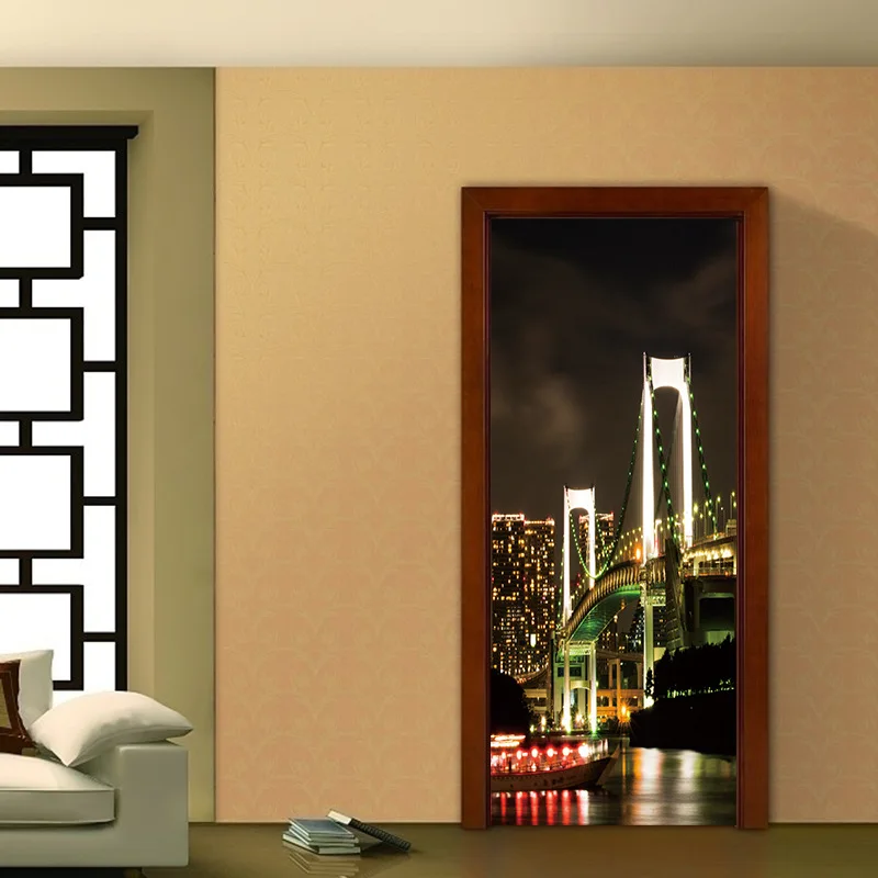 City Night landscape Paintting Door Wall Murals Stickers Wallpaper Room Decoration Living Room Bedroom Home Decals
City Night landscape Paintting Door Wall Murals Stickers Wallpaper Room Decoration Living Room Bedroom Home Decals