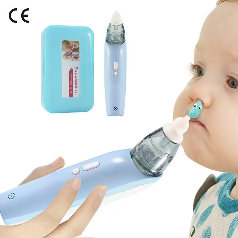 Детский носовой аспиратор Snot Sucker Baby Nose Cleaner электрическая всасывающая насадка