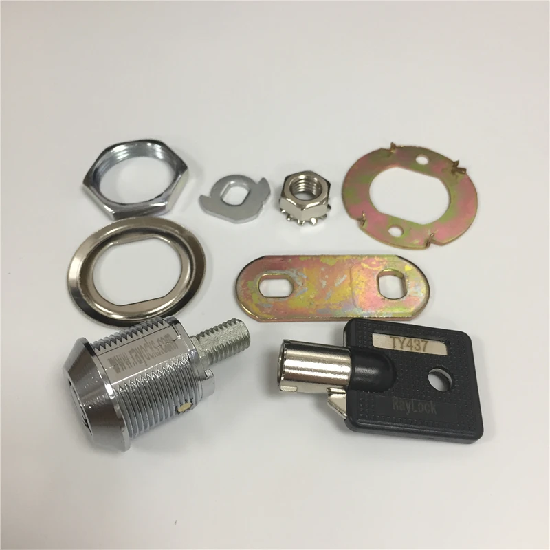 Raylock 23mm tubular key cam lock with 10000 different combinations for cabinet door
Raylock 23mm tubular key cam lock with 10000 different combinations for cabinet door