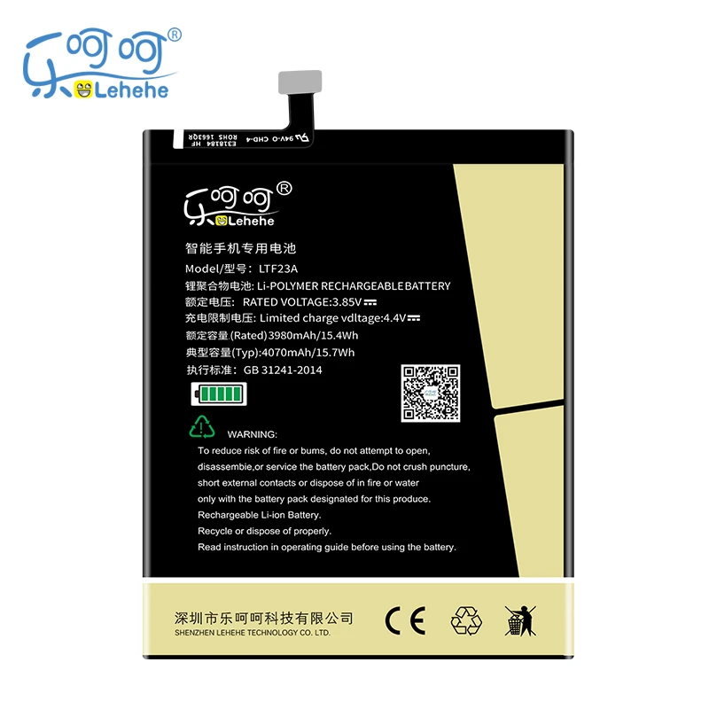 New LEHEHE LTF23A Battery For LeEco Letv Pro3 X728 X720 X722 4000mAh High Quality cell phone battery with Tools Gifts
New LEHEHE LTF23A Battery For LeEco Letv Pro3 X728 X720 X722 4000mAh High Quality cell phone battery with Tools Gifts