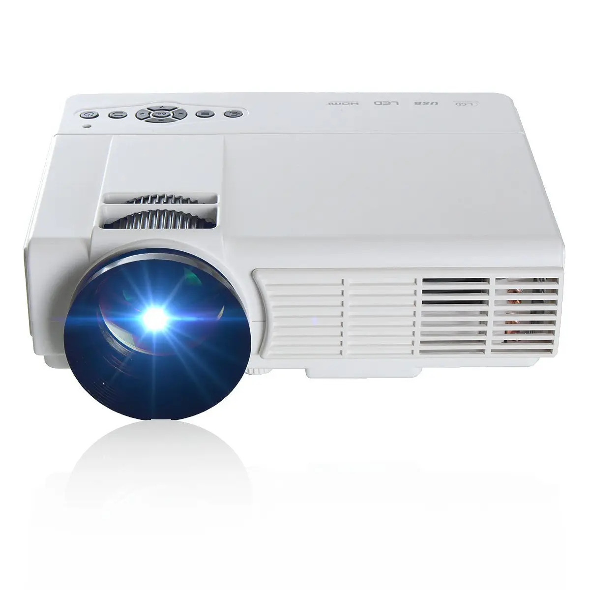 LEORY Q5 3D HD 1080P 3000 люмен Разрешение 800x480 домашний кинотеатр мультимедийный