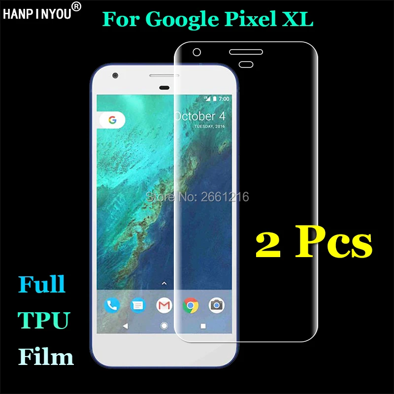 2Pcs For Google Pixel XL 5.5" Front Slim Full Cover Edge to Edge Soft TPU Film Explosion-proof Screen Protector Not Glass
2Pcs For Google Pixel XL 5.5" Front Slim Full Cover Edge to Edge Soft TPU Film Explosion-proof Screen Protector Not Glass