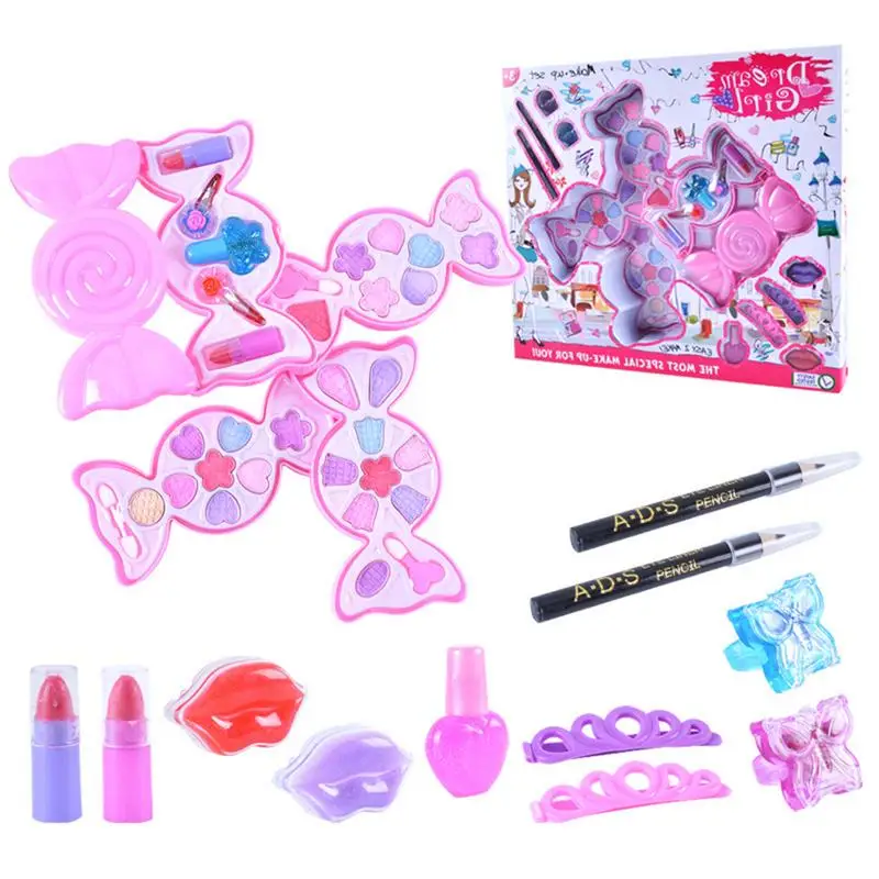 Ролевые Игрушки для девочек моющиеся игрушки макияжа безопасный набор наборы