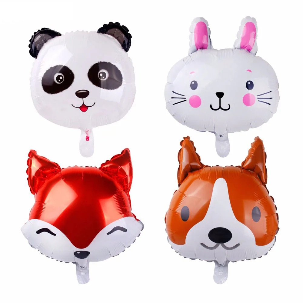 PATIMATE Animal Head Foil Balloons Fox Panda Rabbit Dog Kawaii Accessories Baloons Jungle Party Decor Happy Birthday Balloons
PATIMATE Animal Head Foil Balloons Fox Panda Rabbit Dog Kawaii Accessories Baloons Jungle Party Decor Happy Birthday Balloons