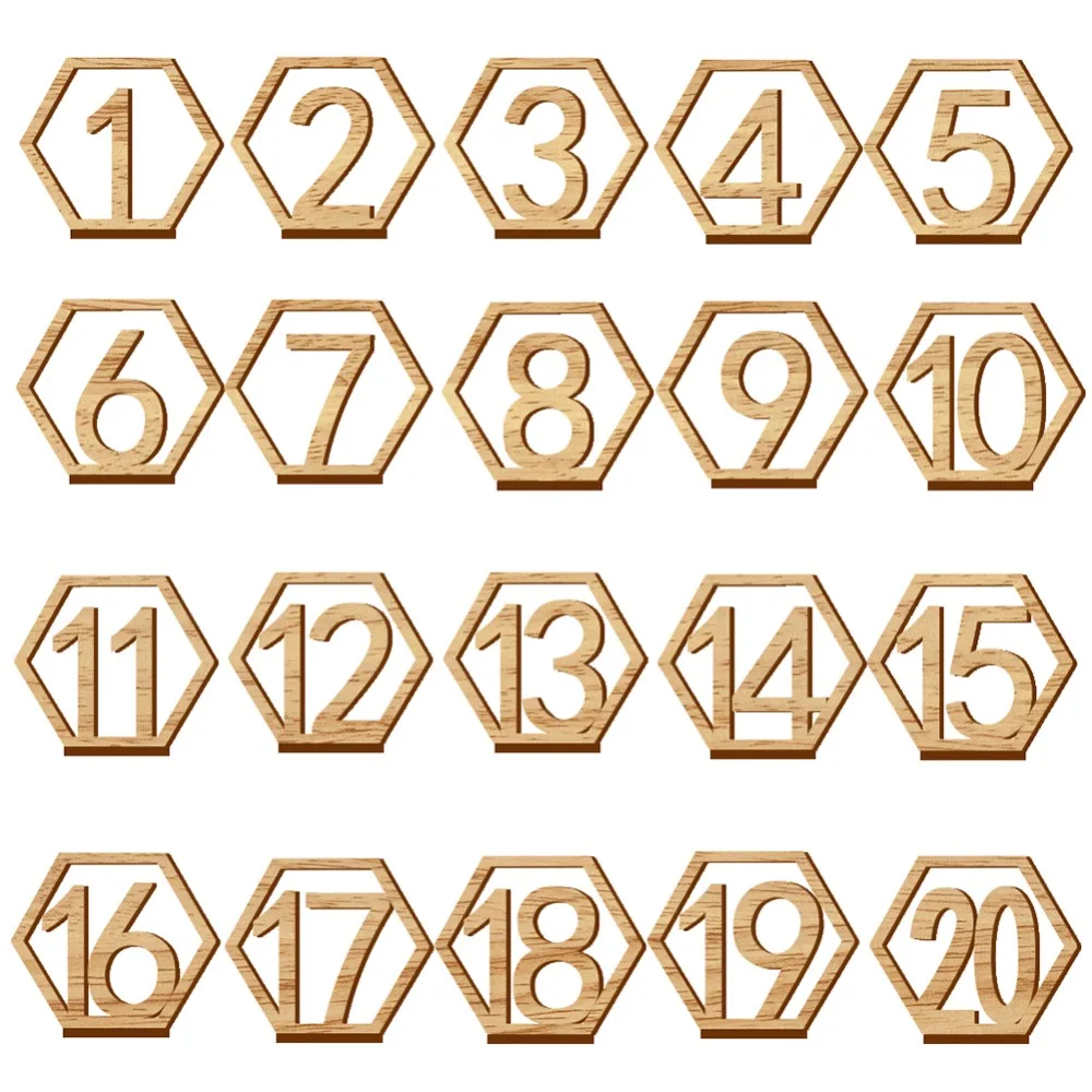 1-20 Numbers Wood Signs Wedding Hexagon Table Number Wooden Table Numbers Rustic Wedding Engagement Seat Numbers Sign
1-20 Numbers Wood Signs Wedding Hexagon Table Number Wooden Table Numbers Rustic Wedding Engagement Seat Numbers Sign