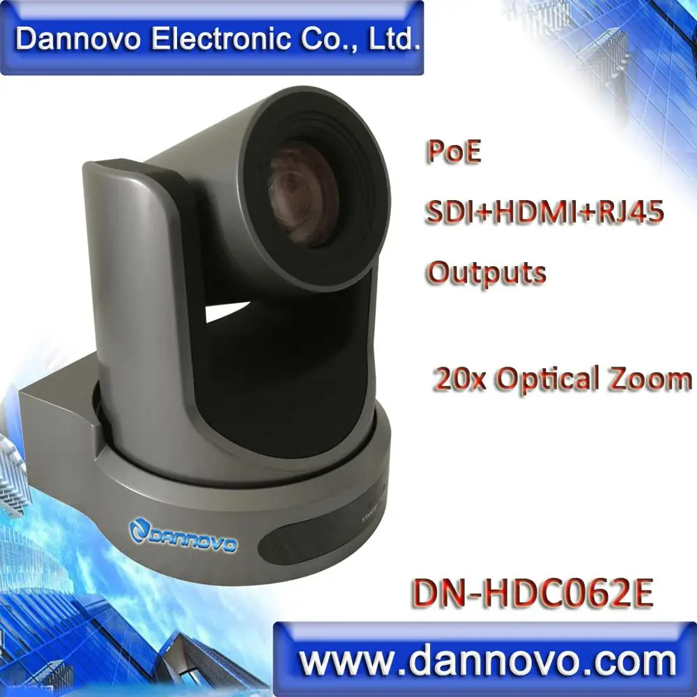 DANNOVO PoE HD камера для системы видеоконференций 20x оптический зум ONVIF IP Сетевая SDI PTZ