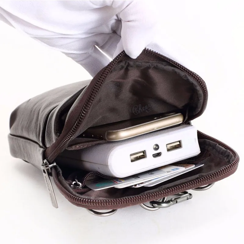 New Men Crossbody Waist Bag Pack Leather Cell/Mobile Phone Bag Belt Hook Fashion Male Small Cross Body Shoulder Bag 2019
New Men Crossbody Waist Bag Pack Leather Cell/Mobile Phone Bag Belt Hook Fashion Male Small Cross Body Shoulder Bag 2019