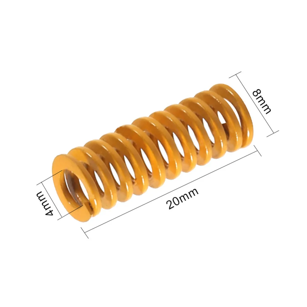 10pcs 3d Printer Motherboard Compression Springs Od 10mm 25mm For Creality Cr-10 10s S4 Ender 3 Heatbed Bottom Connect | Обустройство