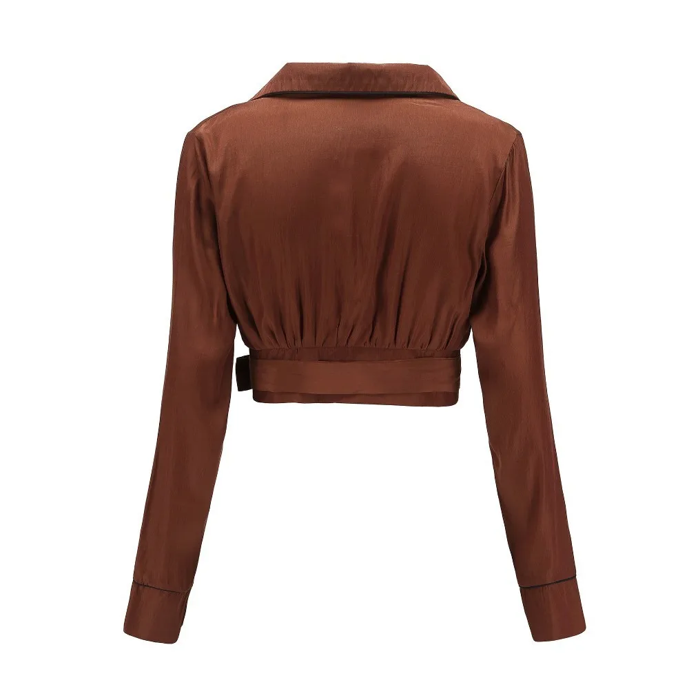 Vintage Women Clothes Loose Turn-down Collar Shirts Long Sleeve Chiffon Ladies Blouse Work Wear Formal Solid Bandage Top Okd850
Vintage Women Clothes Loose Turn-down Collar Shirts Long Sleeve Chiffon Ladies Blouse Work Wear Formal Solid Bandage Top Okd850