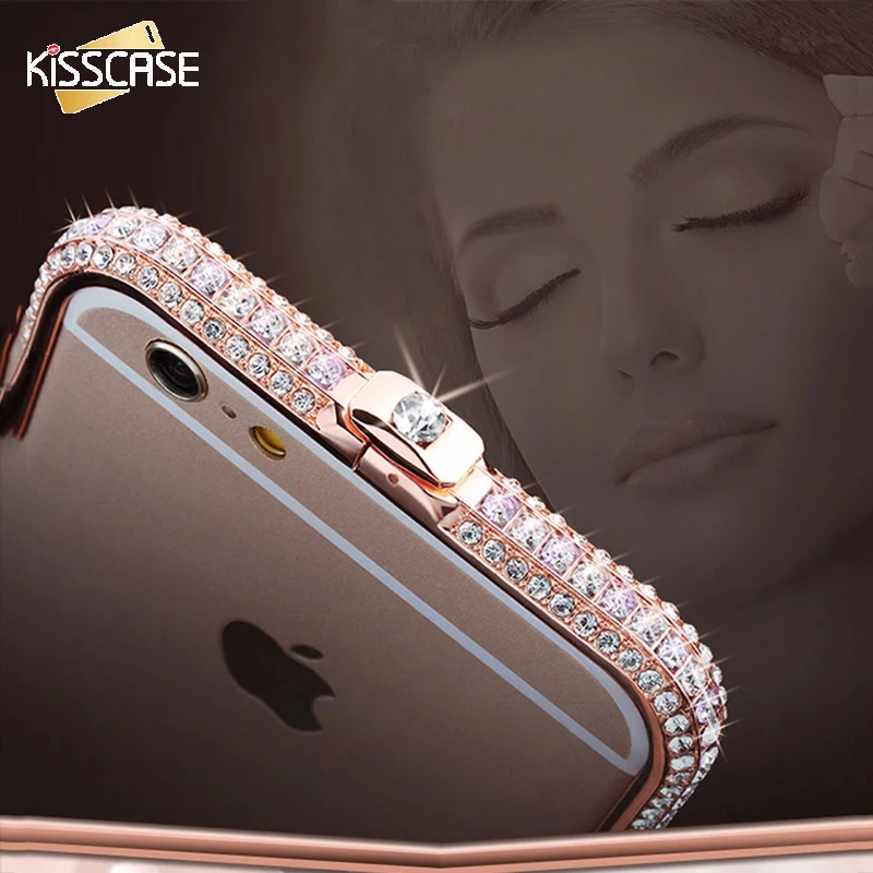 KISSCASE модный элегантный роскошный блестящий чехол для мобильного телефона с