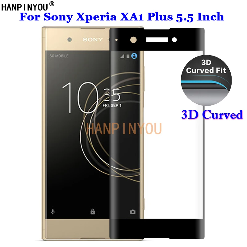 Изогнутое закаленное стекло 9H для Sony Xperia XA1 Plus G3421 G3423 / Dual G3412 5,5 дюйма, защитная пленка для экрана премиум класса
Изогнутое закаленное стекло 9H для Sony Xperia XA1 Plus G3421 G3423 / Dual G3412 5,5 дюйма, защитная пленка для экрана премиум класса